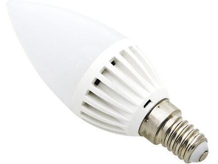 LED žiarovka E14 6W 4000K 510Lm, sviečka