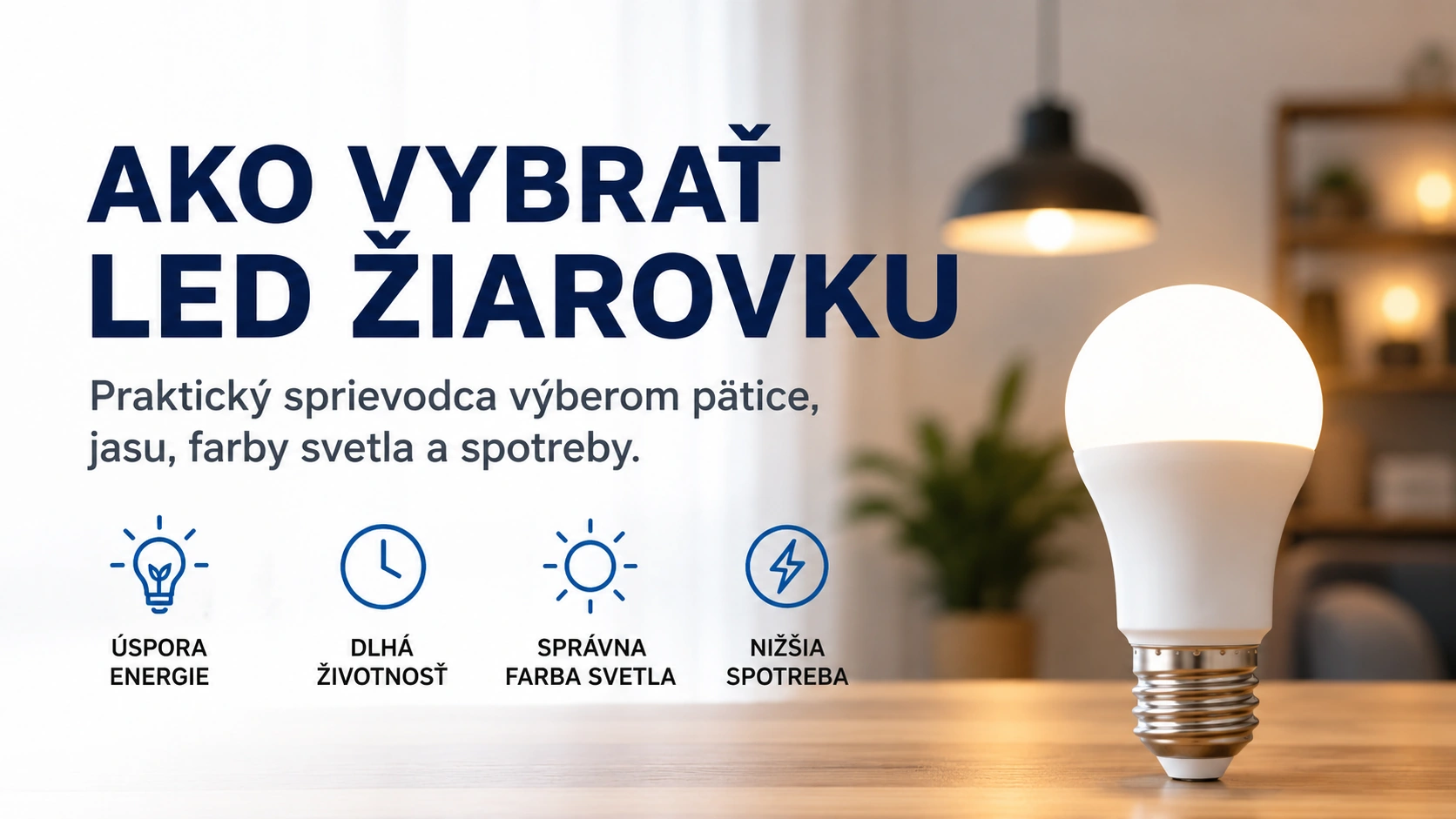 Ako vybrať LED žiarovku podľa pätice, lúmenov, farby svetla a spotreby