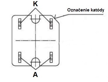 zapojenie Flux led diódy