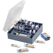 Organizér na batérie s testerom AA, AAA, 9V