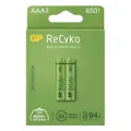 Batérie AAA (R03) nabíjacie 1,2V/650mAh GP Recyko 2ks