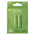 Nabíjacie batérie AA (R6) 1,2V/2450mAh GP Recyko 2ks