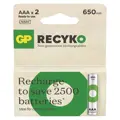 Nabíjacia batéria GP ReCyko 650 (AAA) 2 ks 