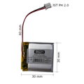 Nabíjací akumulátor LiPo 3,7V/500mA