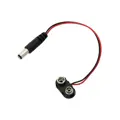 Klip pre batérie 9V s DC konektorom 2.1/5.5mm