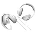 Herný headset Lorgar Noah 101, 3.5mm Jack, skladací dizajn, biely