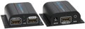 Extender HDMI po UTP 60m s IR a rozbočovačom 