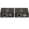 HDMI prevodník cez LAN kábel + 2xUSB
