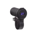 Nabíjačka USB STU 34705 s voltmetrom na motocykel