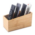 Drevený organizér pre 4x diaľkový ovládač