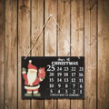 Adventný kalendár z dreva 20x20cm