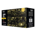 LED svetelná sieť 2 × 2m, teplá biela, časovač