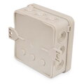 Inštalačná krabička 85x85x40mm IP54 E113