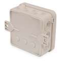 Inštalačná krabička 75x75x40mm IP54 šedá