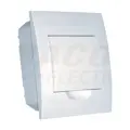 Podomietkový rozvádzač biely 8 modulový