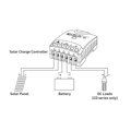Solárny regulátor PWM Geti GSR010 12/24V 10A
