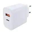 Napájací adaptér Solight USB A+C 20W