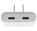 Cestovná sieťová rýchlonabíjačka GAN 65W 2xUSB-C