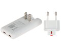 Cestovná sieťová rýchlonabíjačka GAN 65W 2xUSB-C