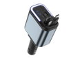 Nabíjačka na telefón do auta 65W 12/24V, navíjacie káble USB-C, Lightning