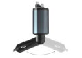 Nabíjačka na telefón do auta 65W 12/24V, navíjacie káble USB-C, Lightning