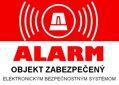 Výstražná samolepka ALARM