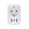 Cestovný adaptér s USB A+C 20W PD do Spojených štátov, typ B