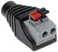 DC zdierka 2.1/5.5mm terminál, pružinové svorky
