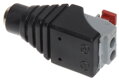 DC zdierka 2.1/5.5mm terminál, pružinové svorky