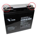 Faston konektor pre akumulátory M5 konektor 6,3mm
