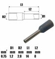 Zakončenie kábla 0.75mm2 (100ks)