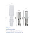 Sada faston konektor+ zdierka+ kryt, 2.8mm 300ks