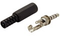 JACK konektor 3.5mm STEREO na kábel, plast 