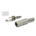 JACK konektor 3.5mm Stereo na kábel, kovový