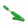 Izolovaná krokosvorka pre banánik, l=55mm, zelená