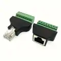 Sada RJ45 konektor a zdierka, terminál
