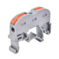 Rýchlospojka PCT-221D pre kábel 0,08-4mm2 na DIN lištu