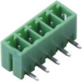 Násuvná svorkovnica do DPS uhlová, KF2EDGR-5P, RM3,81mm