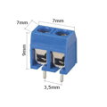Svorkovnica na DPS 2x rozteč. 3.5mm, v=9mm