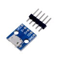 Zdierka microUSB na DPS 2.54mm