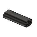 Spojka USB-C zdierka / USB-C zdierka, čierna