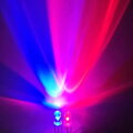 LED dióda 5mm červeno/modrá - spoločná katóda