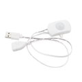 USB priebežný pohybový PIR senzor 5-24V, biely