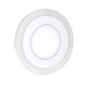 LED podsvietený panel,podhľadový, 6W+3W, 400lm, 4000K, okrúhly