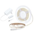 LED COB pásik SOLIGHT sada s adaptérom, 5m, 8W/m, 800lm/m,4000K