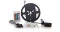 Sada RGB LED pás 3m 12V 7.2W/m IP20 + zdroj + ovládač