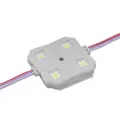 LED modul 4x SMD5050, 36x36mm, 12V 4W, studená biela  