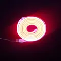 USB LED pásik 1,8m červený neónový