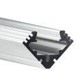 Hliníkový profil pre LED pásiky 45-ALU neeloxovaný (1m)