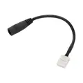 Konektor pre LED pásiky 10mm s DC zdierkou na kábli